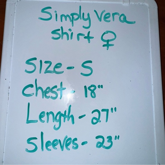 Simply Vera Vera Wang black mixed fabric blouse small sheer sleeve top - Picture 6 of 6